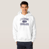 J B Conant - Cougars - hoch - Hoffman-Anwesen Hoodie (Vorne ganz)