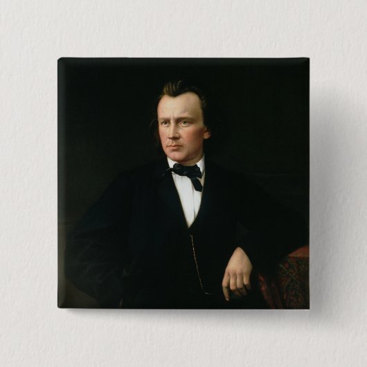 J. Brahms, c.1860 Button (Vorderseite)