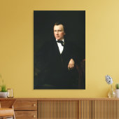 J. Brahms, c. 1860 Leinwanddruck (Insitu (Wohnzimmer))