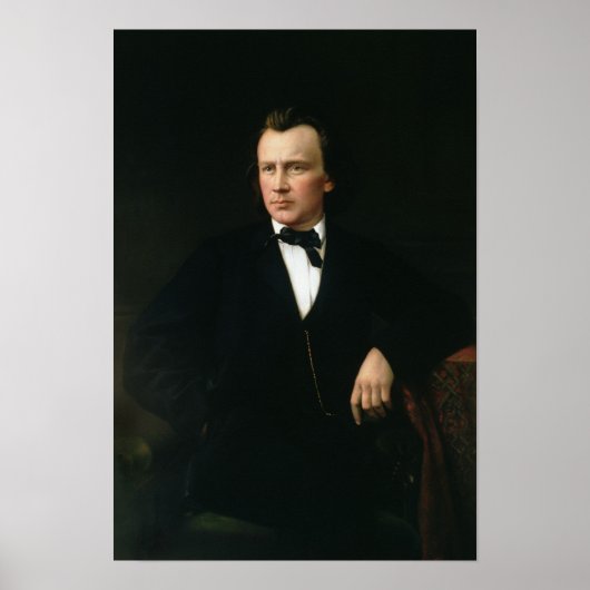 J. Brahms, c. 1860 Poster (Vorne)