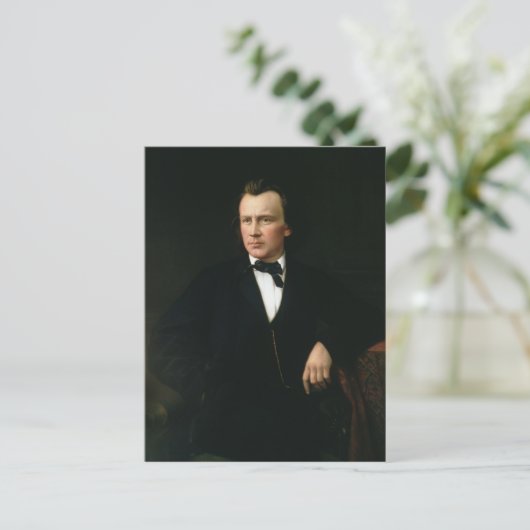 J. Brahms, c. 1860 Postkarte (Stehend Vorderseite)