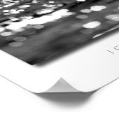 J Class Endeavour B&W-Poster Poster (Ecke)