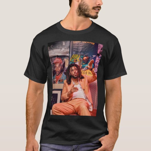 J Cole - King Cole Cole World Poster T-Shirt (Vorderseite)