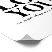 J Cole Love Yours Lyric Poster (Ecke)