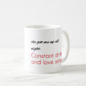 J. Cole-"Power-Reise" Texte Tasse (VorderseiteRechts)