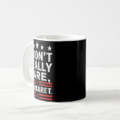 J D Vance Funny Meme I Don't Really Care Margaret Kaffeetasse (Vorderseite Links)