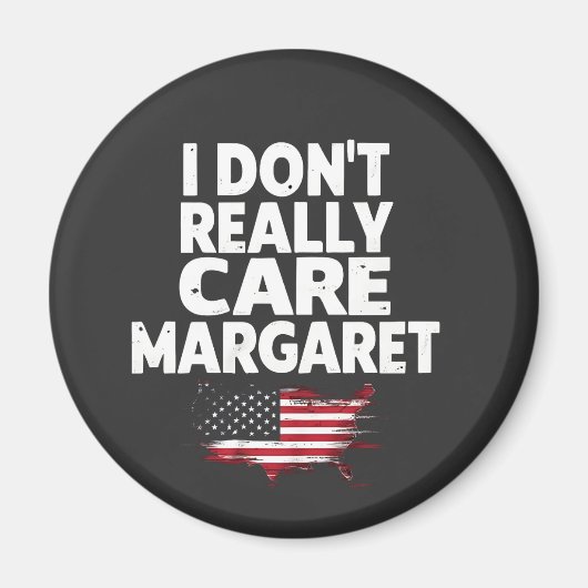J. D Vance Funny Meme I Don't Really Care Margaret Magnet (Vorne)