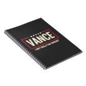 J. D Vance Funny Meme I Don't Really Care Margaret Notizblock (Rechte Seite)