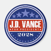J.D. Vance Präsident 2028 Magnet (Vorne)