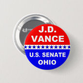 J.D. Vance US Senat Ohio 2022 Button (Vorne & Hinten)