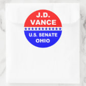 J.D. Vance US Senat Ohio 2022 Runder Aufkleber (Tasche)