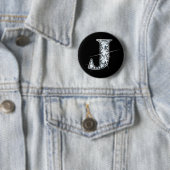 "J" Diamond Bling Button (Beispiel)