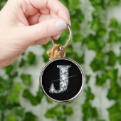 "J" Diamond Bling Schlüsselanhänger (Hand)