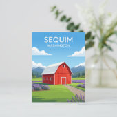 J.E.D.I. Farm Washington Postkarte (Stehend Vorderseite)