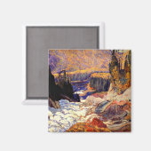 J.E.H. MacDonald: Montreal River Artwork Magnet (Vorderseite/Rückseite)
