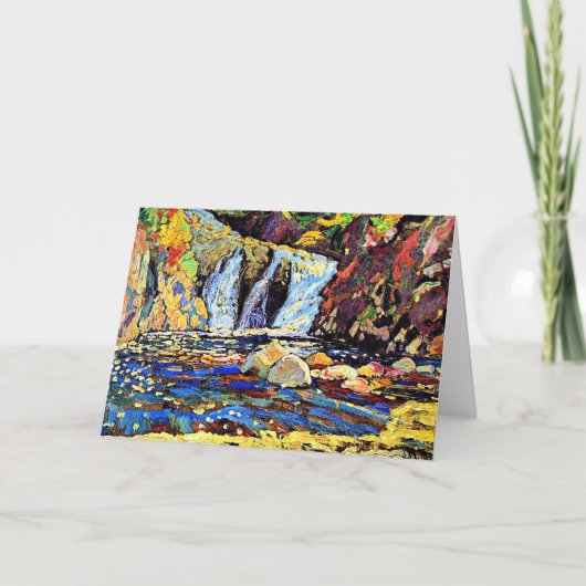 J.E.H. MacDonald - The Little Falls sketch, 1918, Karte (Vorderseite)