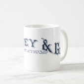 J. Estey & Co. Logo-Tasse Kaffeetasse (VorderseiteRechts)