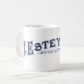 J. Estey & Co. Logo-Tasse Kaffeetasse (Vorderseite Links)