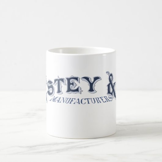 J. Estey & Co. Logo-Tasse Kaffeetasse (Mittel)