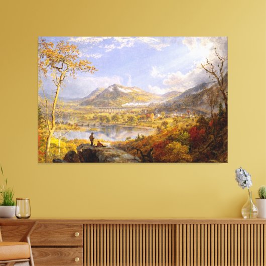 J. F. CROPSEY Starrucca Viaduct, Pennsylvania 1865 Leinwanddruck (Insitu (Wohnzimmer))