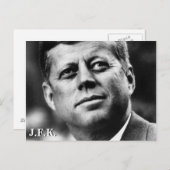 J.F.K. Postcard Postkarte (Vorne/Hinten)