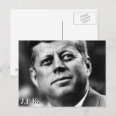 J.F.K. Postkarte (Vorne/Hinten)