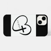 J for Jesus Phone Case iPhone Hülle (Rückseite (Horizontal))
