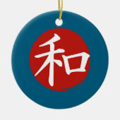 J-Frieden Keramik Ornament (Vorne)