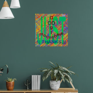 J.G.Me Color Thatch Poster