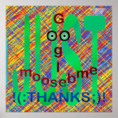 J.G.Me Color Thatch Poster (Vorne)