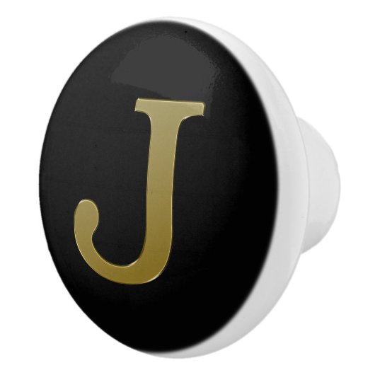 J Gold Keramikknauf (Rechts)