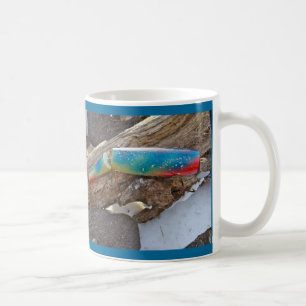 J & H "WIG LIT" Vintage-Salzwasser-Köder-Artikel Kaffeetasse
