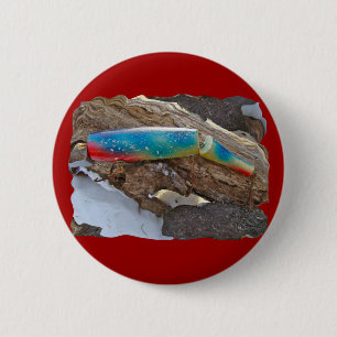 J & H "WIG LIT" Vintage Salzwasser-Schmiermittel Button