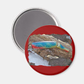 J & H "WIG LIT" Vintage Salzwasser-Schmiermittel Magnet (Vorderseite/Rückseite)