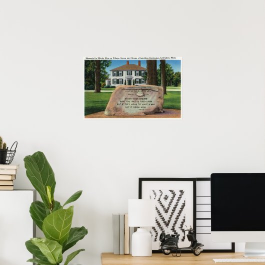 J. Harrington House, Village Green Poster (Heimbüro)