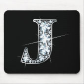 "J"-Imitats-"Diamond Bling"-Mousepad Mousepad (Vorne)