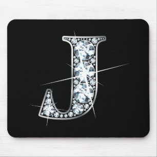 "J"-Imitats-"Diamond Bling"-Mousepad Mousepad