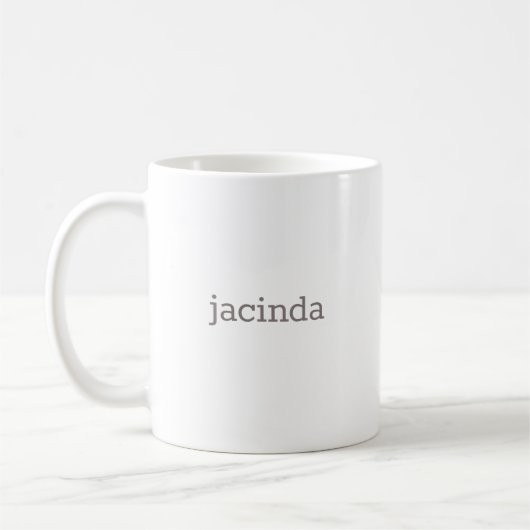 J Initial Floral Monogram Kaffeetasse (Links)