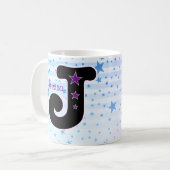 J-Initiale STERN Kaffeetasse (Vorderseite Links)