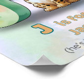 J is for Jaguar – Jungle Animal Alphabet Print for Poster (Ecke)