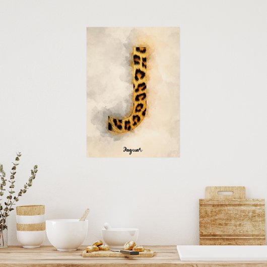 J is For Jaguar Poster (Küche)