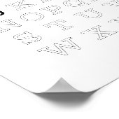 J ist für (1 von 3) personalisiert poster (Ecke)