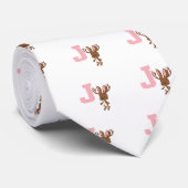 J ist für Jackalope Krawatte (Gerollt)
