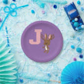 J ist für Jackalope Pappteller (Party)