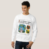 J ist für Jackfruit Adult Crewneck Sweatshirt (Vorne ganz)