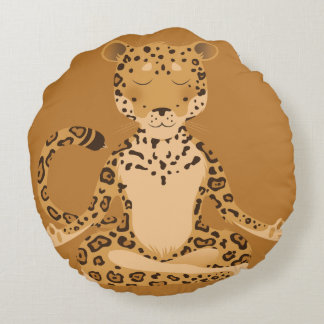 J ist für Jaguar Rundes Kissen