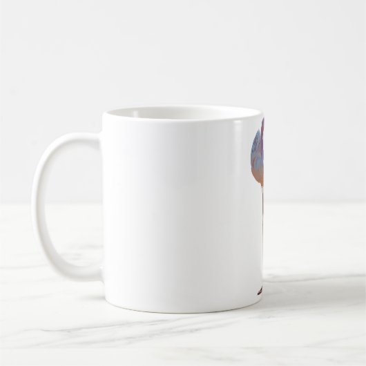 J ist für James Flamingo Kaffeetasse (Links)