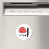 J ist für Jelly Letter Magnete für Kinder Magnet (In Situ (Geschirrspüler))