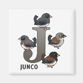 J ist für Junco Magnet (Vorne)