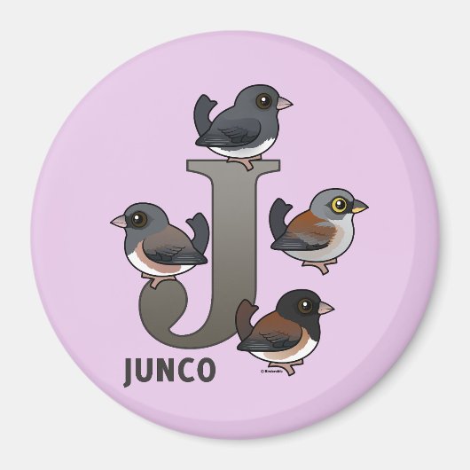 J ist für Junco Magnet (Vorne)